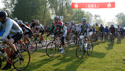 Start zu 200 km Radeln beim 12. Spreewaldmarathon 2014